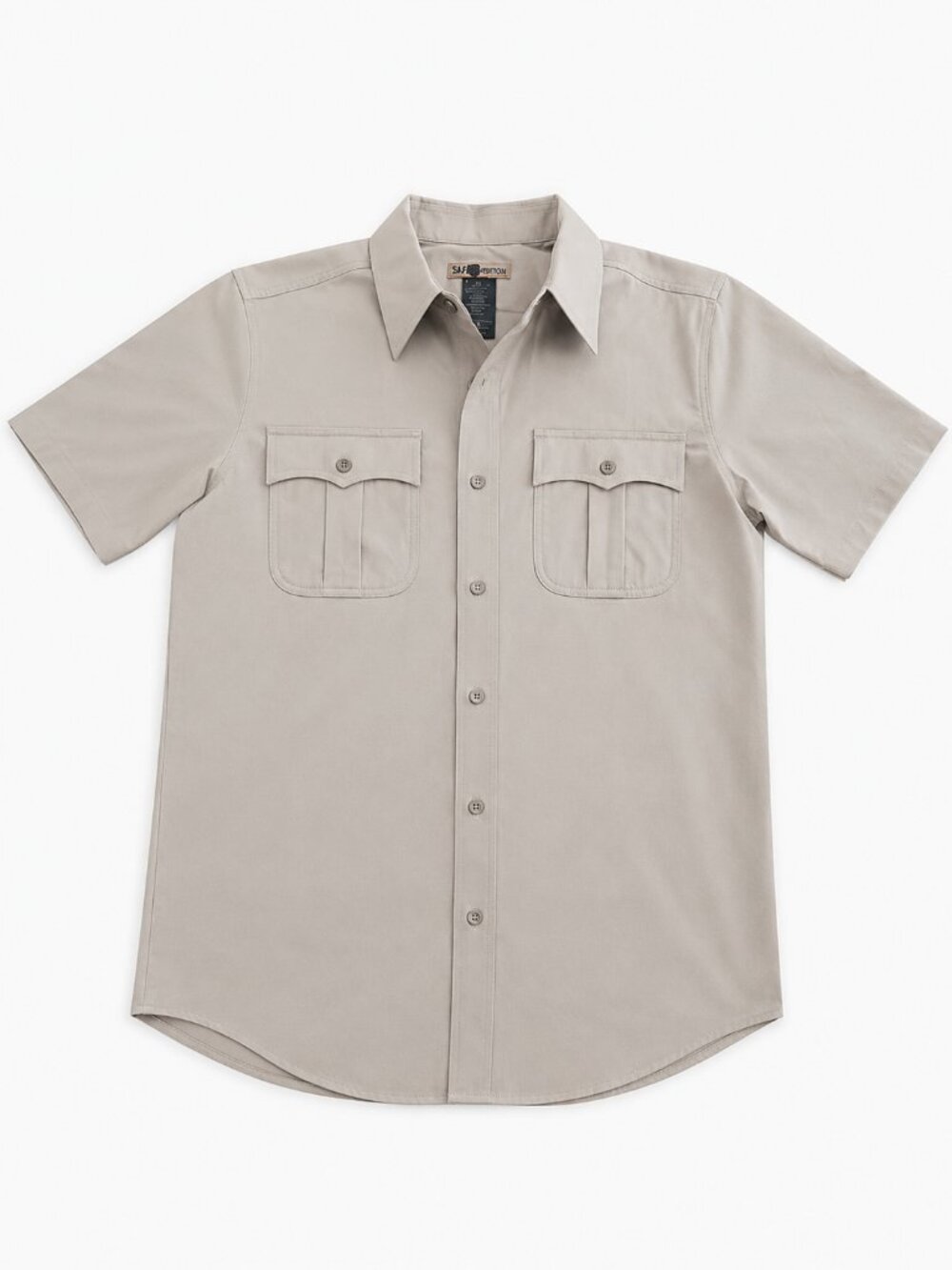 5.11 Tactical Men’s Wool Blend Short Sleeve Utility Shirt L Beige